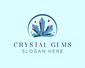 Precious Gem Sparkle logo design