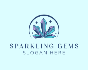 Precious Gem Sparkle logo design