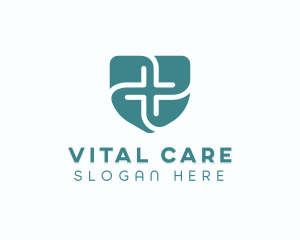 Healthcare - Healthcare Clinic Shield logo design