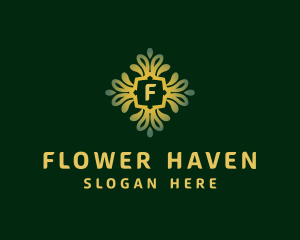 Luxury Flower Wellness Salon logo design