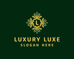 Luxury Flower Wellness Salon logo design