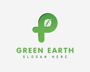 Eco Friendly - Eco Friendly Leaf Lettermark logo design