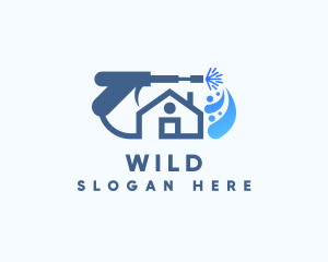 House Cleaning Washer Logo