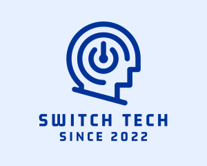 Switch - Human Head Power Switch logo design