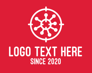 Virus - Virus Target logo design