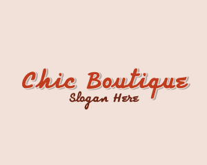 Chic - Chic Retro Shop logo design