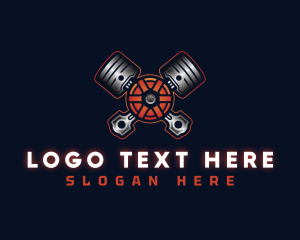 Mechanical - Piston Automotive Garage logo design