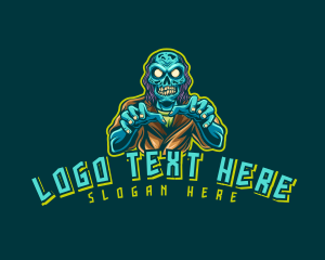 Gaming - Terror Zombie Monster logo design