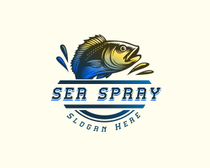 Seafood Ocean Fish logo design