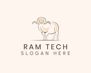 Sheep Animal Ranch logo design
