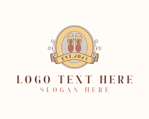 Leather - Oxfords Leather Shoes logo design