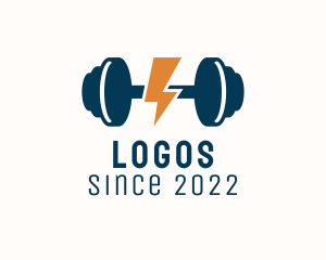 Volt - Electric Power Weight Lifting logo design