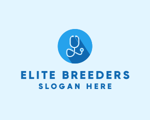 Medical Doctor Stethoscope logo design