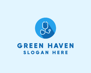 Medical Doctor Stethoscope logo design