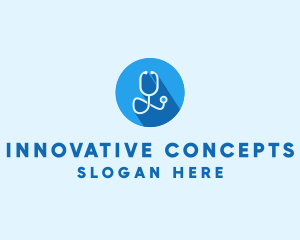 Medical Doctor Stethoscope logo design