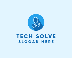 Medical Doctor Stethoscope logo design