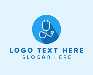 Medical Doctor Stethoscope logo design