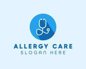 Medical Doctor Stethoscope logo design