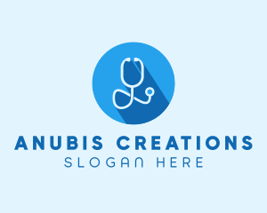 Medical Doctor Stethoscope logo design