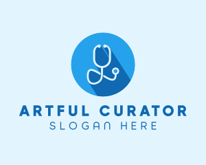 Medical Doctor Stethoscope logo design