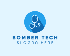 Medical Doctor Stethoscope logo design