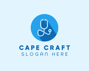 Medical Doctor Stethoscope logo design