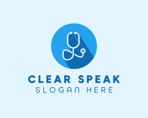 Medical Doctor Stethoscope logo design