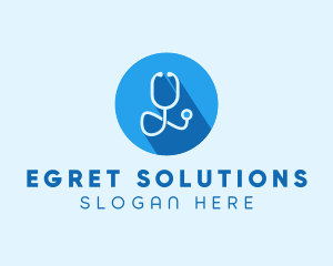 Medical Doctor Stethoscope logo design