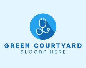 Medical Doctor Stethoscope logo design