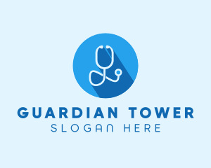 Medical Doctor Stethoscope logo design