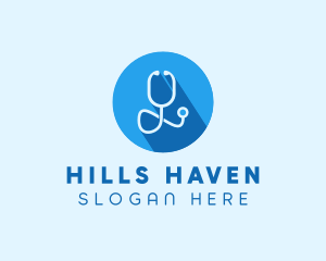 Medical Doctor Stethoscope logo design