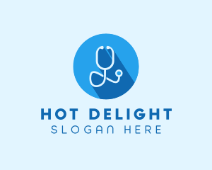 Medical Doctor Stethoscope logo design