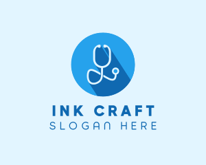 Medical Doctor Stethoscope logo design