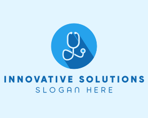 Medical Doctor Stethoscope logo design