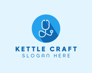 Medical Doctor Stethoscope logo design