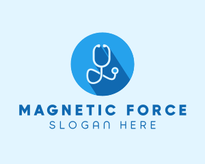 Medical Doctor Stethoscope logo design