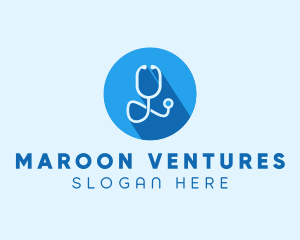 Medical Doctor Stethoscope logo design