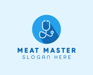 Medical Doctor Stethoscope logo design