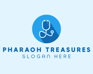 Medical Doctor Stethoscope logo design