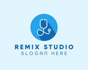 Medical Doctor Stethoscope logo design