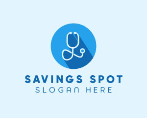 Medical Doctor Stethoscope logo design