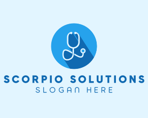 Medical Doctor Stethoscope logo design