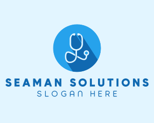 Medical Doctor Stethoscope logo design