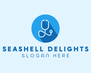 Medical Doctor Stethoscope logo design