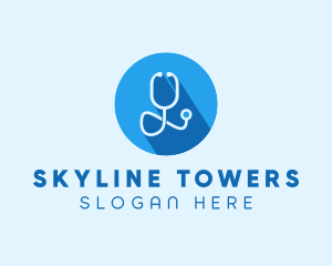 Medical Doctor Stethoscope logo design