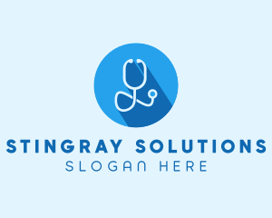 Medical Doctor Stethoscope logo design