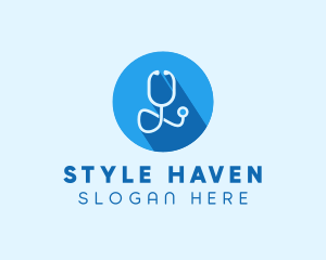 Medical Doctor Stethoscope logo design