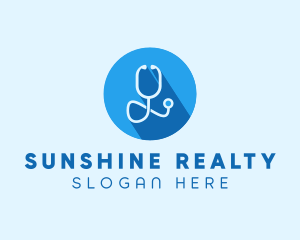 Medical Doctor Stethoscope logo design