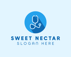 Medical Doctor Stethoscope logo design