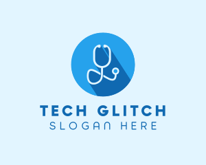 Medical Doctor Stethoscope logo design